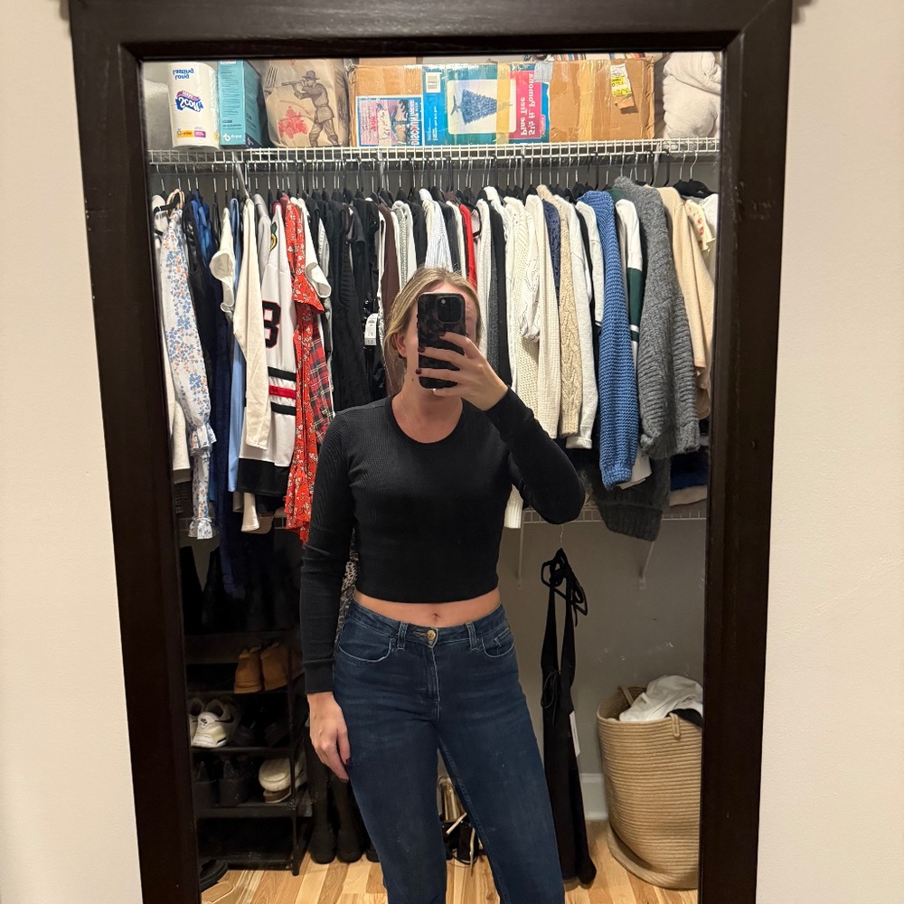 Long Sleeve Crop Top